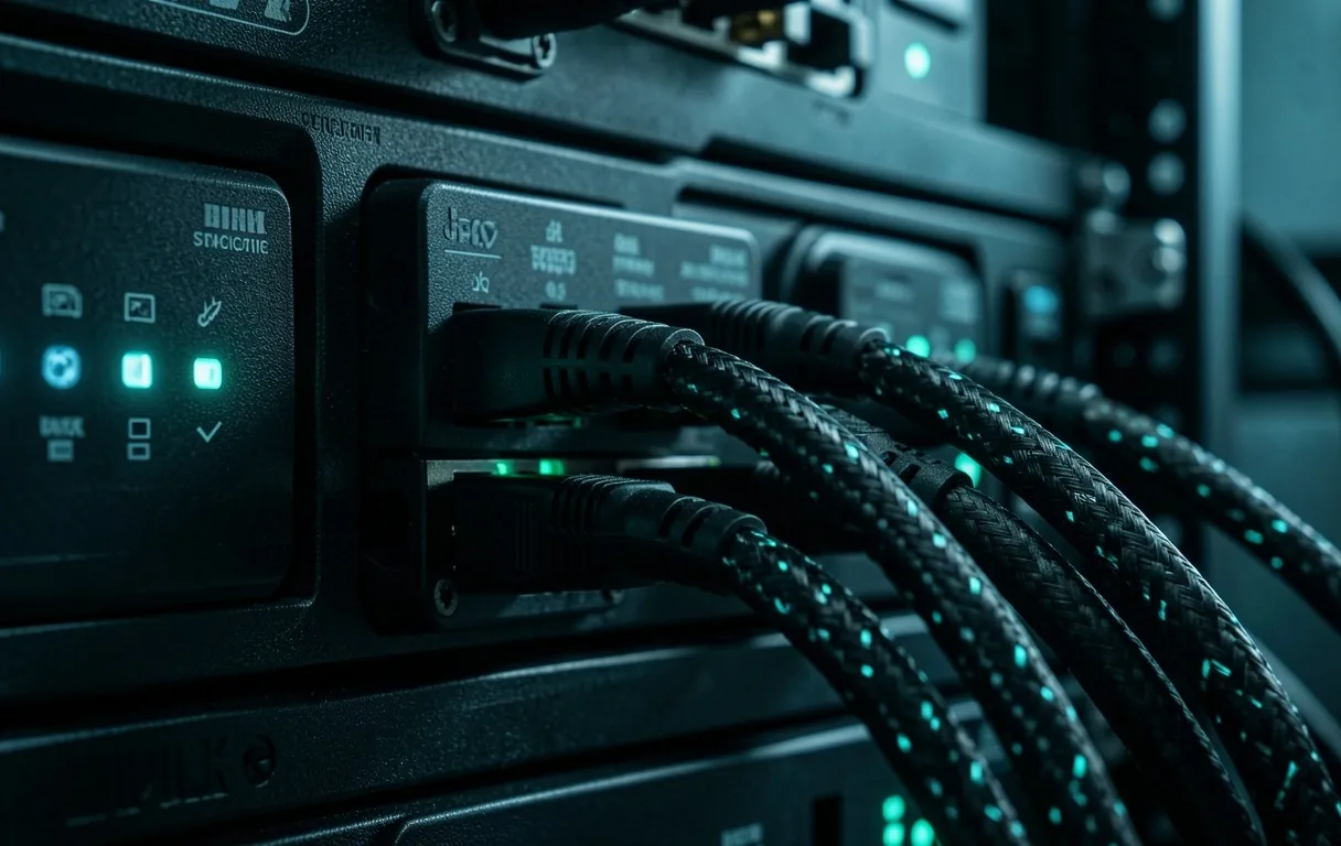 Fiber-optic data lines